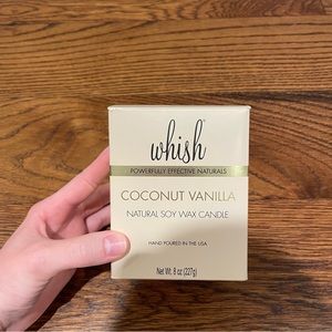 Whish coconut vanilla candle